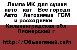 Лампа ИК для сушки авто 1 квт - Все города Авто » Автохимия, ГСМ и расходники   . Калининградская обл.,Пионерский г.